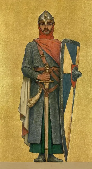 Framed Print : Thierry of Alsace, Count of Flanders, 1889. Creator: Vriendt, Albrecht de (1843-1900) Framed Print : Thierry of Alsace, Count of Flanders, 1889. Creator: Vriendt, Albrecht de (1843-1900)