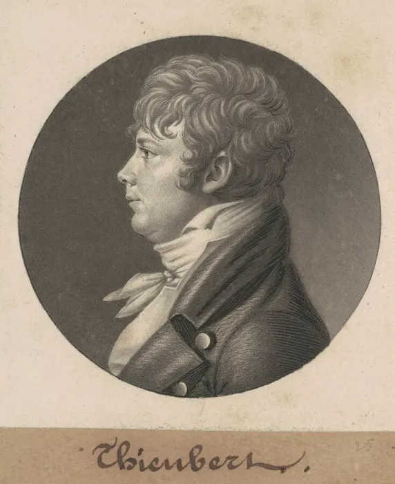 Framed Print : Thieubert, 1803. Creator: Charles Balthazar Julien Fevret de Saint-Memin Framed Print : Thieubert, 1803. Creator: Charles Balthazar Julien Fevret de Saint-Memin