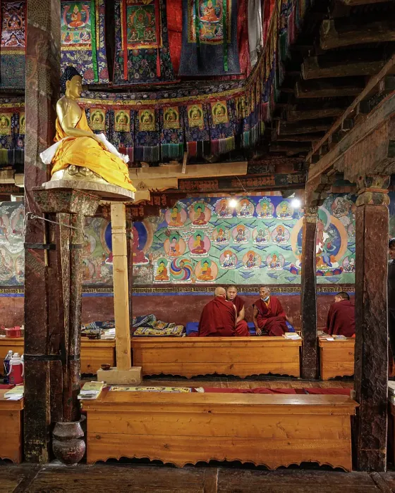 Framed Print : Thiksey Monastery, Ladakh, India, 2023. Creator: Peter Thompson Framed Print : Thiksey Monastery, Ladakh, India, 2023. Creator: Peter Thompson