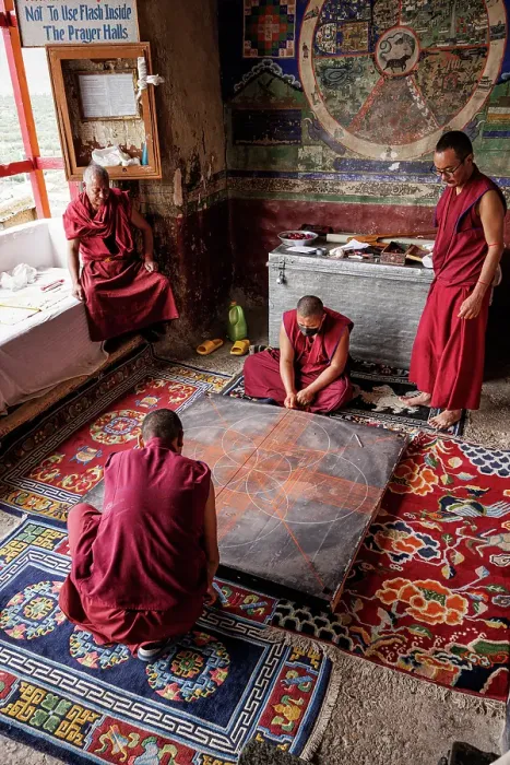 Framed Print : Thiksey Monastery, Ladakh, India, 2023. Creator: Peter Thompson Framed Print : Thiksey Monastery, Ladakh, India, 2023. Creator: Peter Thompson