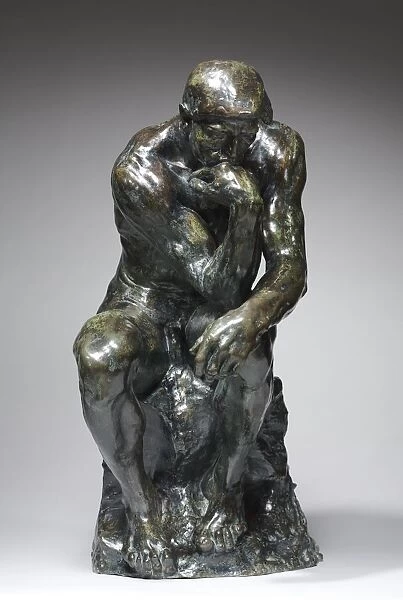 The Thinker, c. 1880. Creator: Auguste Rodin (French, 1840-1917)