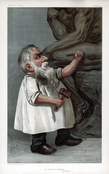 He Thinks in Marble, Jehu Junior, 1904. Artist: jmp