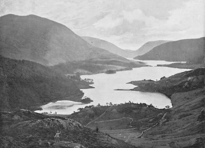 Framed Print : Thirlmere and Helvellyn, c1896. Artist: Green Brothers Framed Print : Thirlmere and Helvellyn, c1896. Artist: Green Brothers