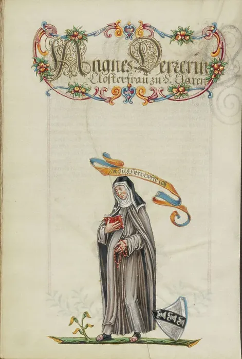 Framed Print : The Thirteenth Generation, Agnes Derrer, about 1626-1711. Creator: Unknown Framed Print : The Thirteenth Generation, Agnes Derrer, about 1626-1711. Creator: Unknown