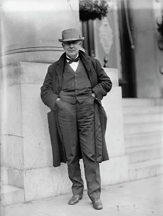 Framed Print : Thomas A. Edison, 1911. Creator: Harris & Ewing. Thomas A. Edison, 1911. Creator: Harris & Ewing Framed Print : Thomas A. Edison, 1911. Creator: Harris & Ewing. Thomas A. Edison, 1911. Creator: Harris & Ewing