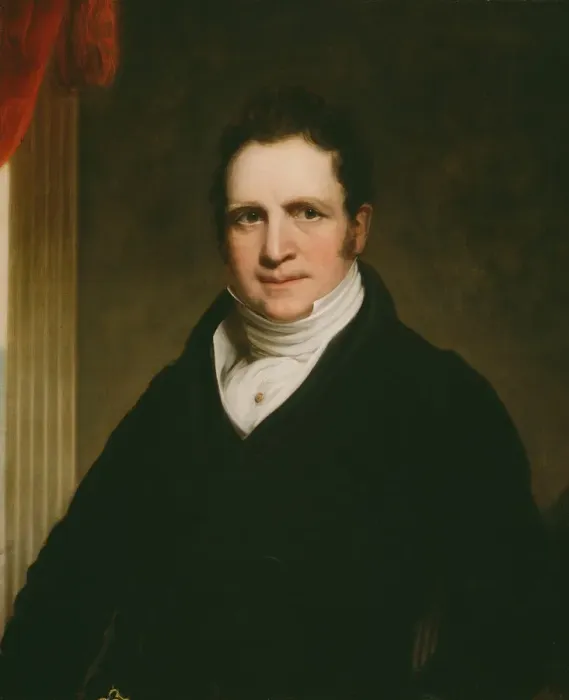 Framed Print : Thomas Abthorpe Cooper (1776-1849), c. 1822. Creator: Chester Harding Framed Print : Thomas Abthorpe Cooper (1776-1849), c. 1822. Creator: Chester Harding