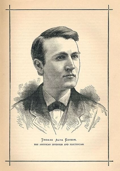 Thomas Alva Edison, American inventor, 1893