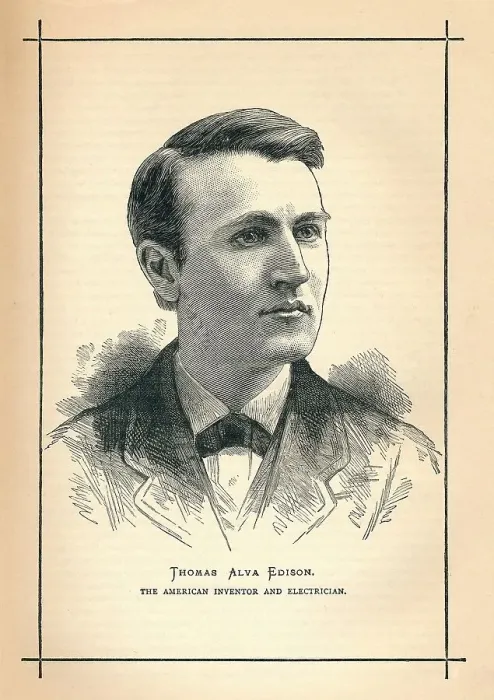 Framed Print : Thomas Alva Edison, American inventor, 1893 Framed Print : Thomas Alva Edison, American inventor, 1893
