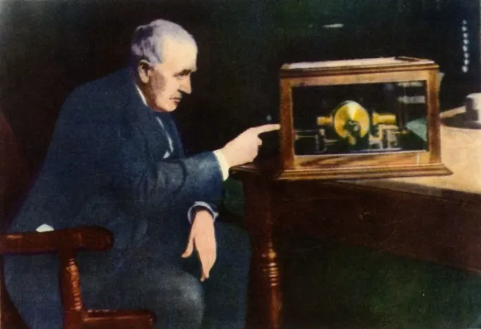 Framed Print : Thomas Alva Edison, c1910s. Creator: Unknown Framed Print : Thomas Alva Edison, c1910s. Creator: Unknown