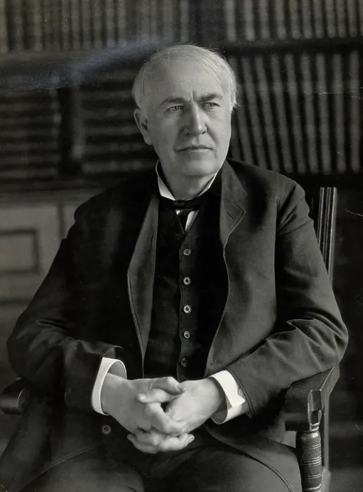 Framed Print : Thomas Alva Edison. Creator: Unknown