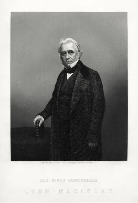 Framed Print : Thomas Babington Macaulay, British poet, historian and Whig politician, c1880. Artist: DJ Pound Framed Print : Thomas Babington Macaulay, British poet, historian and Whig politician, c1880. Artist: DJ Pound