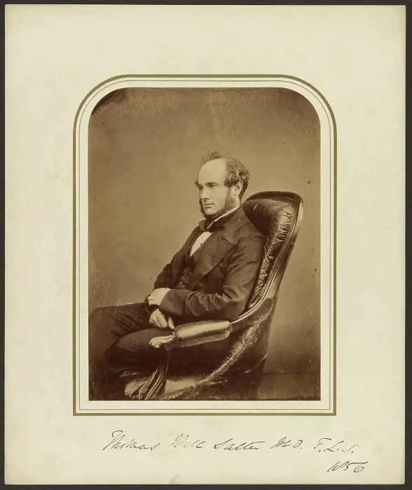 Framed Print : Thomas Bell Salter, M.D. F.L.S. 1856. Creator: Maull & Polyblank