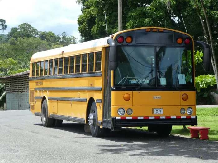 Framed Print : Thomas Built school bus, Costa Rica 2018. Creator: Unknown Framed Print : Thomas Built school bus, Costa Rica 2018. Creator: Unknown