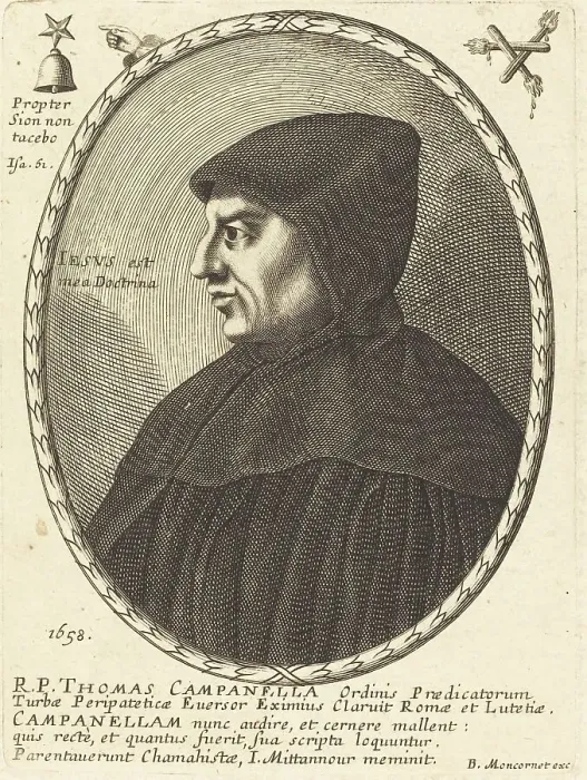 Framed Print : Thomas Campanella, 1658. Creator: Balthasar Moncornet