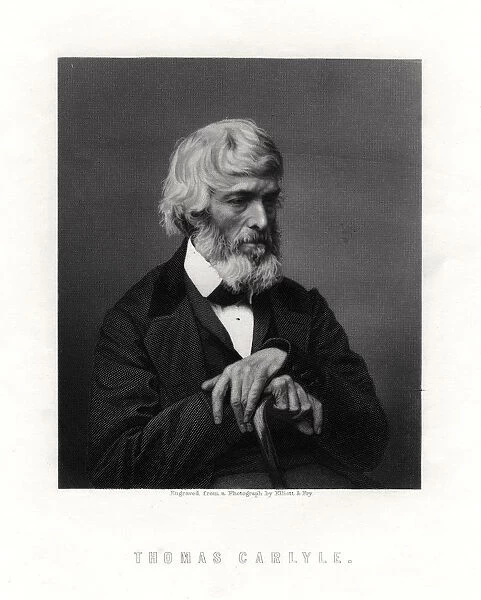 Thomas Carlyle, Scottish essayist, satirist, and historian, mid-late 19th century