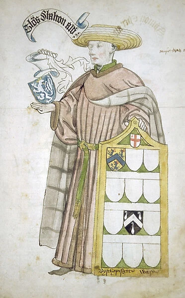 Thomas Chalton, Lord Mayor of London 1449-1450, in aldermanic robes, c1450. Artist