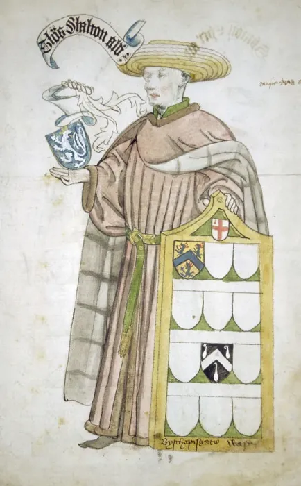 Framed Print : Thomas Chalton, Lord Mayor of London 1449-1450, in aldermanic robes, c1450. Artist Framed Print : Thomas Chalton, Lord Mayor of London 1449-1450, in aldermanic robes, c1450. Artist