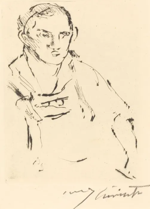 Framed Print : Thomas Corinth, 1922. Creator: Lovis Corinth Framed Print : Thomas Corinth, 1922. Creator: Lovis Corinth