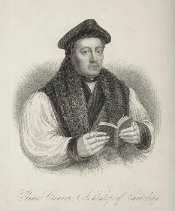 Framed Print : Thomas Cranmer Archbishop of Canterbury, c1530, (1834-1837). Creator: Samuel Freeman Framed Print : Thomas Cranmer Archbishop of Canterbury, c1530, (1834-1837). Creator: Samuel Freeman