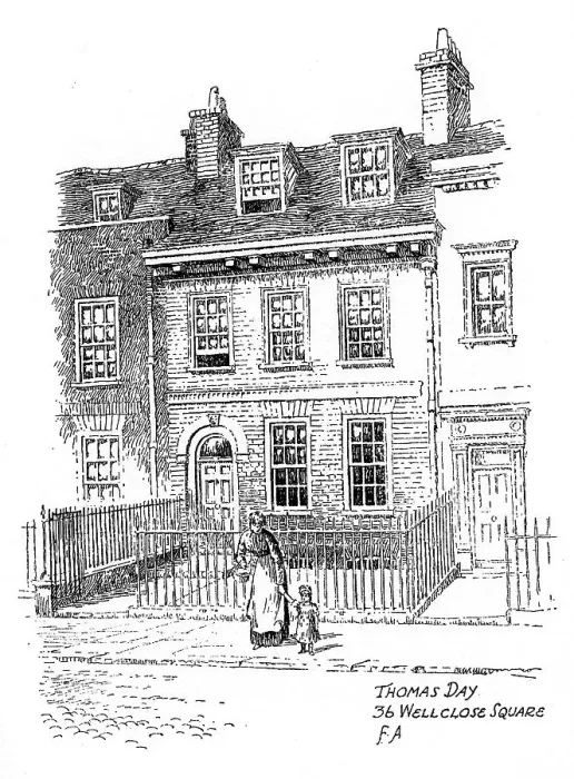 Framed Print : Thomas Days house, 36 Wellclose Square, Whitechapel, London, 1912. Artist: Frederick Adcock Framed Print : Thomas Days house, 36 Wellclose Square, Whitechapel, London, 1912. Artist: Frederick Adcock