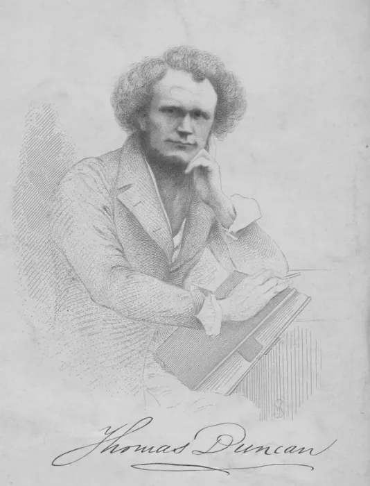 Framed Print : Thomas Duncan, 1840s. Creator: J Smyth Framed Print : Thomas Duncan, 1840s. Creator: J Smyth
