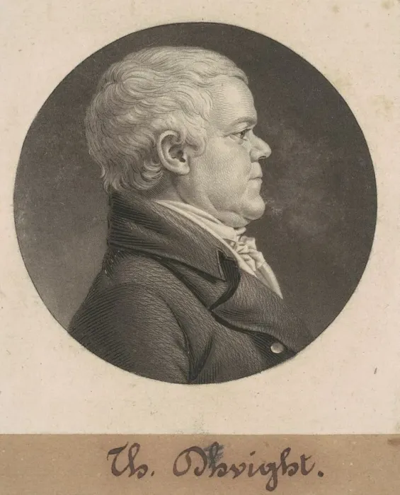 Framed Print : Thomas Dwight, 1806. Creator: Charles Balthazar Julien Fevret de Saint-Memin Framed Print : Thomas Dwight, 1806. Creator: Charles Balthazar Julien Fevret de Saint-Memin