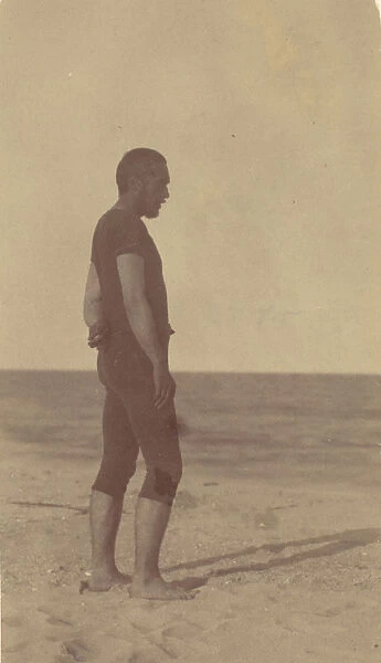 [Thomas Eakins in Swim Suit], 1880s. 1880s. Creator: Thomas Eakins