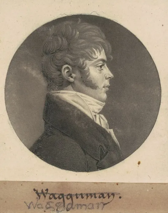 Framed Print : Thomas Ennalls Waggaman, 1808. Creator: Charles Balthazar Julien Fé Framed Print : Thomas Ennalls Waggaman, 1808. Creator: Charles Balthazar Julien Fé