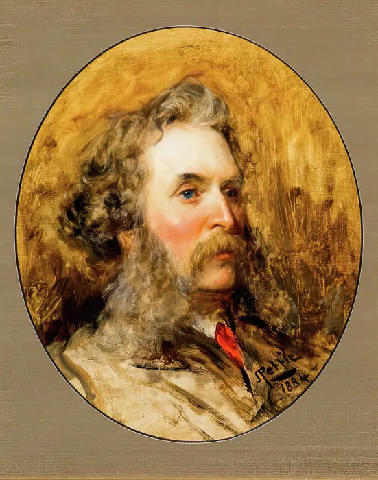 Framed Print : Thomas Faed, RA, 1884. Creator: John Pettie Framed Print : Thomas Faed, RA, 1884. Creator: John Pettie