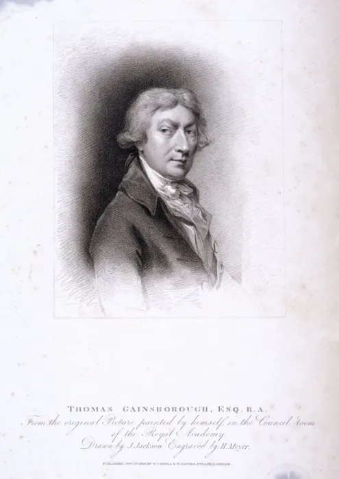 Framed Print : Thomas Gainsborough, 1810. Artist: Henry Meyer Framed Print : Thomas Gainsborough, 1810. Artist: Henry Meyer