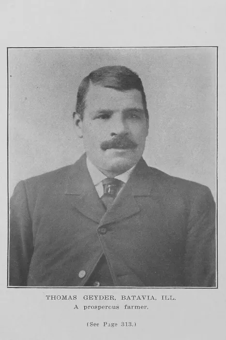 Framed Print : Thomas Geyder, Batavia, Ill.; A prosperous farmer, 1907. Creator: Unknown Framed Print : Thomas Geyder, Batavia, Ill.; A prosperous farmer, 1907. Creator: Unknown