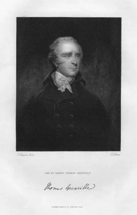 Framed Print : Thomas Grenville (1755-1846), British politician and bibliophile, 19th century. Artist: TA Dean