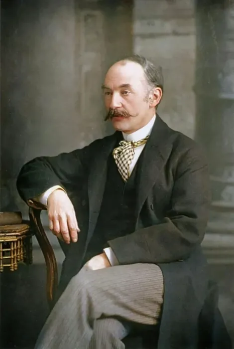 Framed Print : Thomas Hardy, English writer and poet, c1890. Creator: W&D Downey Framed Print : Thomas Hardy, English writer and poet, c1890. Creator: W&D Downey