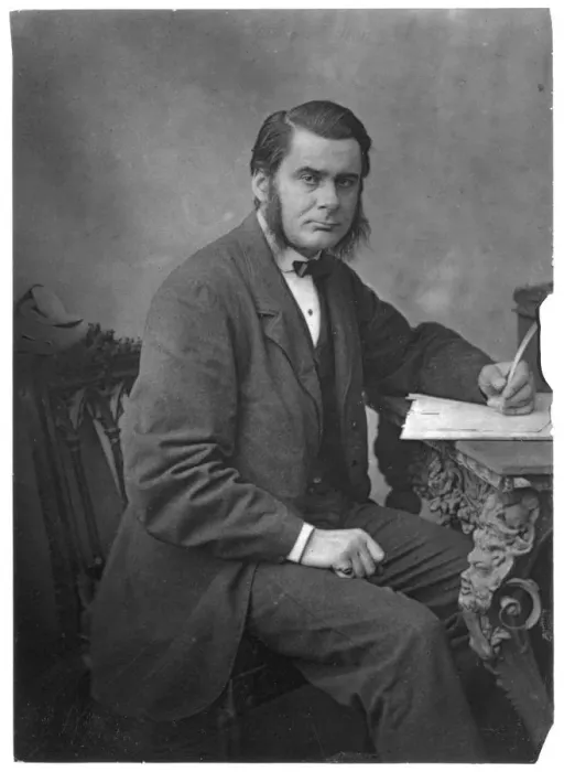 Framed Print : Thomas Henry Huxley, British biologist, 1866