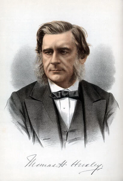 Thomas Henry Huxley, English biologist, c1890. Artist: Cassell, Petter & Galpin