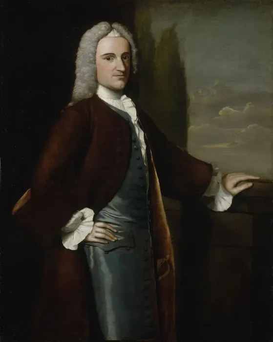 Framed Print : Thomas Hopkinson, 1746. Creator: Robert Feke Framed Print : Thomas Hopkinson, 1746. Creator: Robert Feke