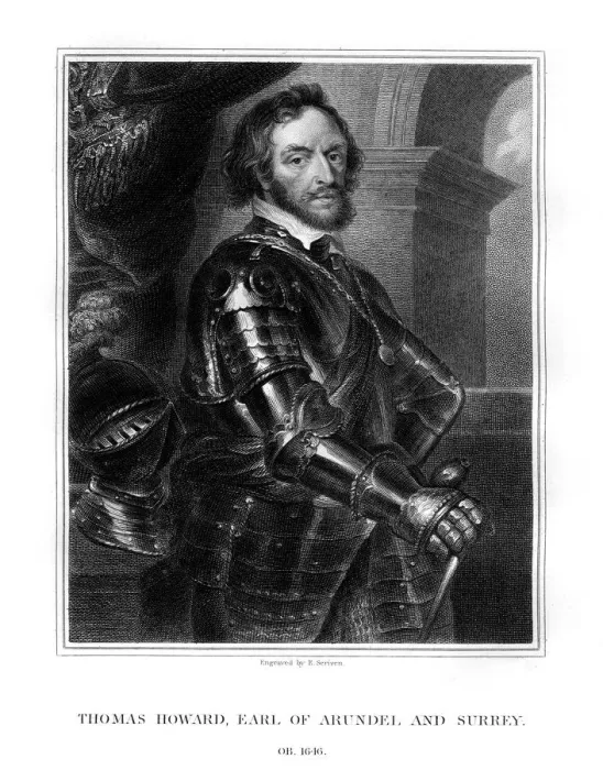 Framed Print : Thomas Howard, Earl of Arundel and Surrey, prominent English courtier, (1823). Artist: E Scriven Framed Print : Thomas Howard, Earl of Arundel and Surrey, prominent English courtier, (1823). Artist: E Scriven