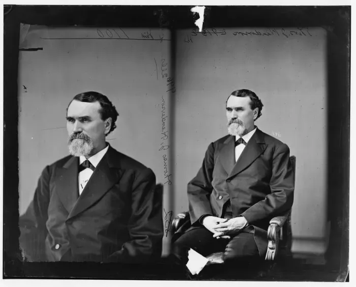 Framed Print : Thomas J. Henderson of Illinois, 1865-1880. Creator: Unknown Framed Print : Thomas J. Henderson of Illinois, 1865-1880. Creator: Unknown