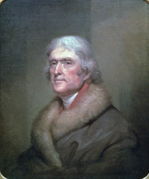 Thomas Jefferson, 1805. Artist: Rembrandt Peale