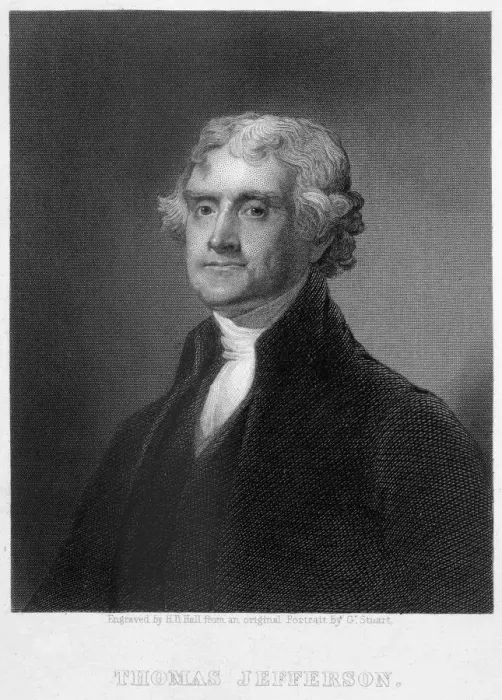 Framed Print : Thomas Jefferson, 3rd President of the United states of America, (19th century). Artist Framed Print : Thomas Jefferson, 3rd President of the United states of America, (19th century). Artist