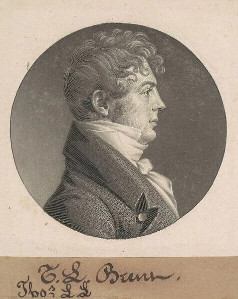 Thomas Ludwell Lee Brant, 1805. Creator: Charles Balthazar Julien Fé