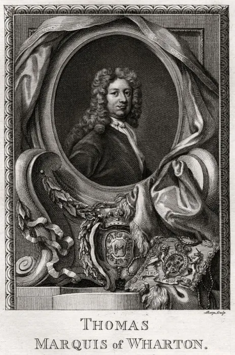 Framed Print : Thomas, Marquis of Wharton, 1777. Artist: Sharp Framed Print : Thomas, Marquis of Wharton, 1777. Artist: Sharp