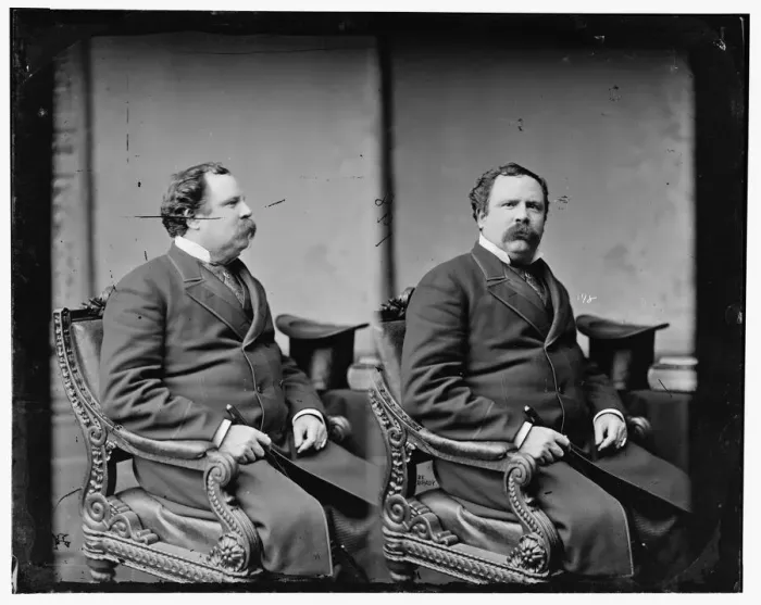Framed Print : Thomas Peck Ochiltree of Texas, between 1865 and 1880. Creator: Unknown Framed Print : Thomas Peck Ochiltree of Texas, between 1865 and 1880. Creator: Unknown