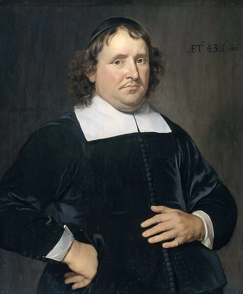 Thomas Pots (1618-1689). Minister at Vlissingen, 1661. Creator: Hendrick Berckman