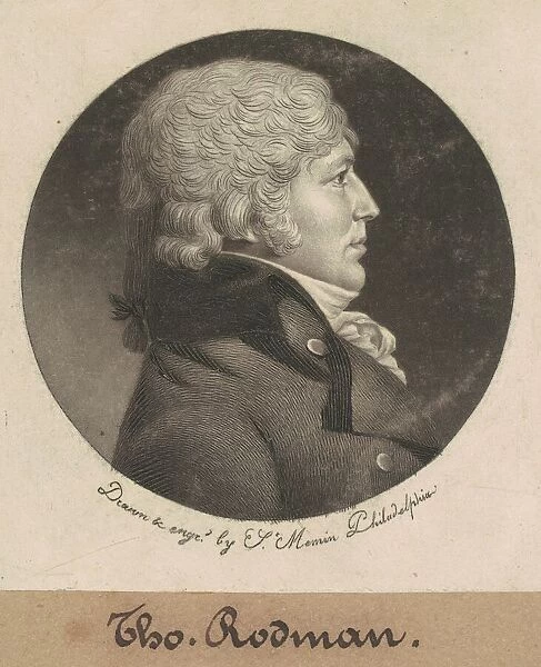 Thomas Rodman, 1799. Creator: Charles Balthazar Julien Fevret de Saint-Memin