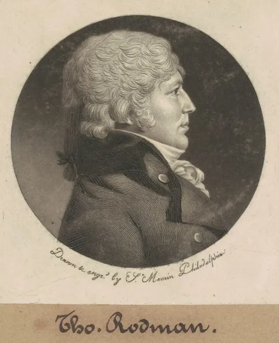 Framed Print : Thomas Rodman, 1799. Creator: Charles Balthazar Julien Fevret de Saint-Memin Framed Print : Thomas Rodman, 1799. Creator: Charles Balthazar Julien Fevret de Saint-Memin