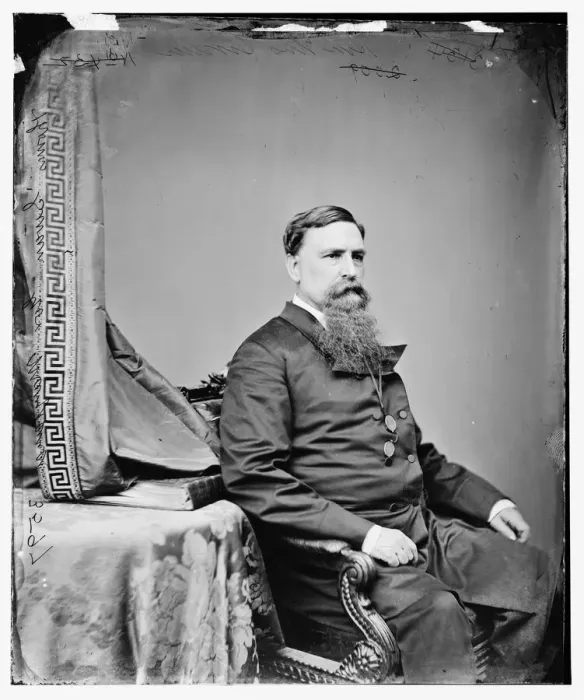 Framed Print : Thomas Swann, Governor of Maryland, between 1865 and 1880. Creator: Unknown Framed Print : Thomas Swann, Governor of Maryland, between 1865 and 1880. Creator: Unknown