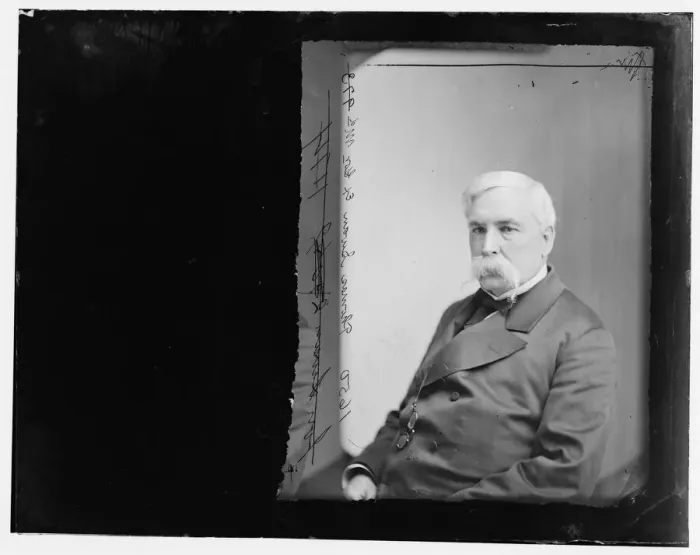 Framed Print : Thomas Swann, Governor of Maryland, between 1865 and 1880. Creator: Unknown Framed Print : Thomas Swann, Governor of Maryland, between 1865 and 1880. Creator: Unknown