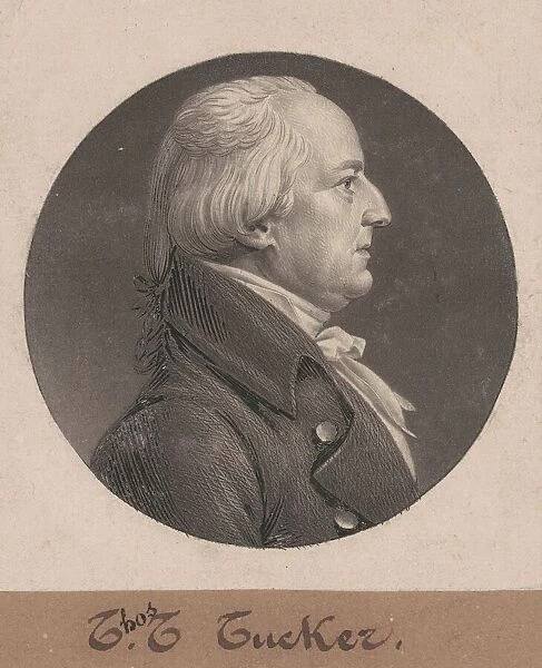 Thomas Tudor Tucker, 1805. Creator: Charles Balthazar Julien Févret de Saint-Mé