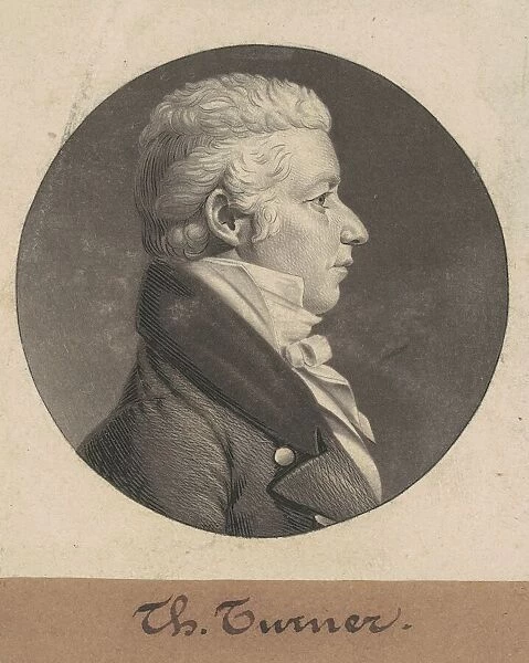 Thomas Turner, 1808. Creator: Charles Balthazar Julien Fevret de Saint-Memin
